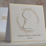 Kartka na komunię z ozdobną kopertą, 94a - Kartka na komunię z ozdobną kopertą