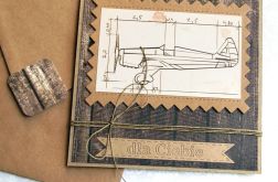 MĘSKA kartka dla PILOTA :: SAMOLOT