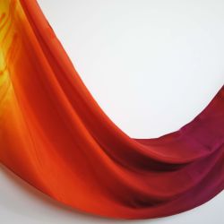 szal jedwabny słoneczne metamorfozy, 45x180cm