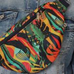 Nerka abstrakcyjne liście rozmiar XXL - 