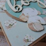 Kartka na baby shower chłopca (w pudełku) - 