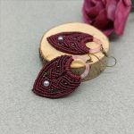 „SHANON” kolczyki makramowe - „SHANON” kolczyki makramowe