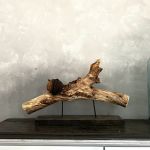 Naturalna rzeźba drewno z hubą - Wabi Sabi  - Wabi sabi