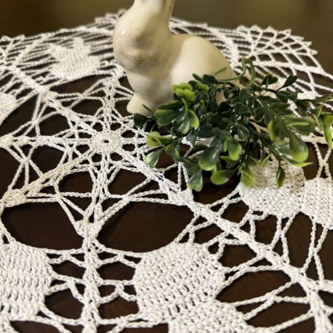 Serwetka szydełkowa w Zajączki