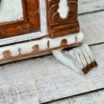 Rzeźbiony kufer, mebel z historią, shabby chic, siedzisko - 