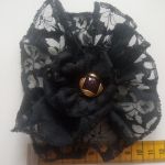 Broszka czarna - 