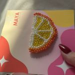 Broszka "Pomarańczka" - 4