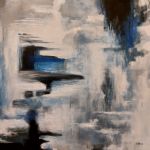 Abstrakcja-obraz akrylowy formatu 100x100 cm  - 