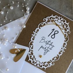 Zaproszenie na 18! Otwierane z kopertą!