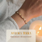 Bransoletka "Aurora Terra" z opalem - bransoletka boho