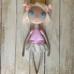 ANIOŁEK lalka tekstylna ( OOAK ) - niekoniecznie muszę być aniołkiem