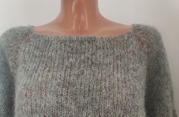 Lekki sweter z alpaki i jedwabiu rozmiar S/M