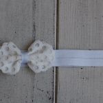 Opaska niemowlęca  - Mała kokardka - 