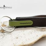 Męski brelok skórzany  - 