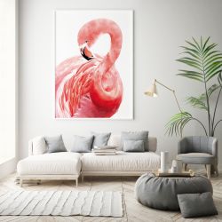 Plakat Flaming malowany 50x70 cm B2