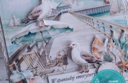 Kartka z okazji przejścia na emeryturę z motywem morza 5