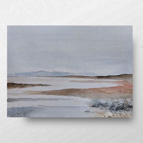 Pejzaż-akwarela formatu 24x32 cm 