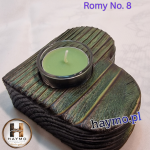 Świecznik serce leśna zieleń SSB Romy No. 8 - 