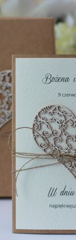 Rustic box ślub 10x15 serca 1