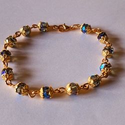  Komplet bransoletka i kolczyki z kryształu austriackiego