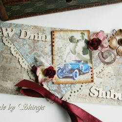 Kopertówka z okazji ślubu- retro