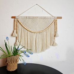 Makrama Ścienna „Aura Spokoju”