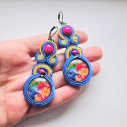 Blue Bird kolczyki sutasz