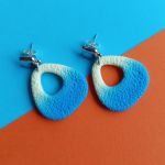 "Alma" - kolczyki z gliny polimerowej. - w jednym egzemplarzu