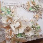 Kartka ślubna z tekturką - Z boku