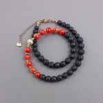 Naszyjnik koral i lawa. - Naszyjnik koral i lawa.