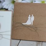 Rustykalna kartka ślubna z pudełkiem 15 - stylowa kartka ślubna