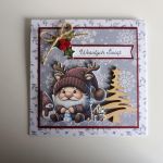 Kartka świąteczna Bożonarodzeniowa skrzat - Kartka świąteczna Bożonarodzeniowa skrzat