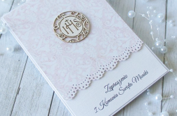 Zaproszenie komunijne z hostią wz.2