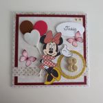 Personalizowana kartka urodzinowa Minnie - Personalizowana kartka urodzinowa Minnie