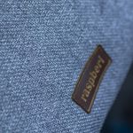 Szara gładka kosmetyczka MAXI - 