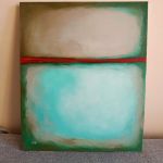 Abstrakcja-obraz akrylowy formatu 60x50 cm  - 