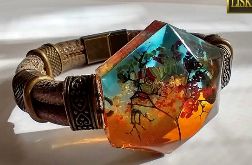 Dom Słońca IV - bransoleta z żywicy