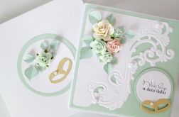 Kartka MŁODEJ PARZE pastelowa