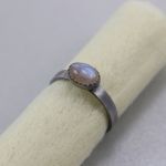 Labradoryt i srebro - delikatny pierścionek 2 - srebrny pierścionek