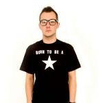 "Born to be a star" Koszulka męska - 