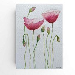 Maki 1-akwarela formatu A5.