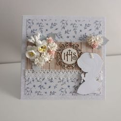 Kartka Pierwsza Komunia Święta w pudełeczku 03