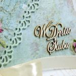 Kopertówka ślubna-delikatność kwiatów - 