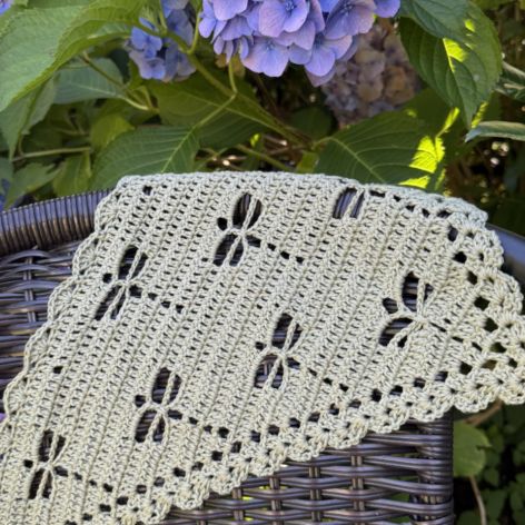 Bandany zrobione szydełkiem