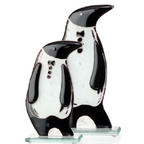 Pingwin ze szkła fusing