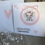Zaproszenie na roczek dla dziewczynki! - 