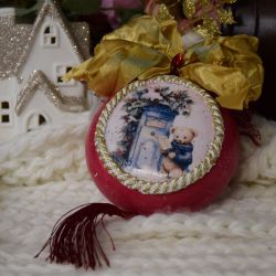 Bombka na choinkę, bombki ręcznie robione 65