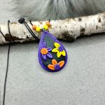 „ANDREA” wisiorek z glinki polimerowej - „ANDREA” wisiorek z glinki polimerowej