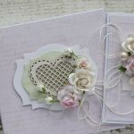Romantyczna kartka ślubna z pudełkiem 29 - stylowa kartka ślubna