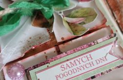 Kartka uniwersalna - Fioletowy kwiat